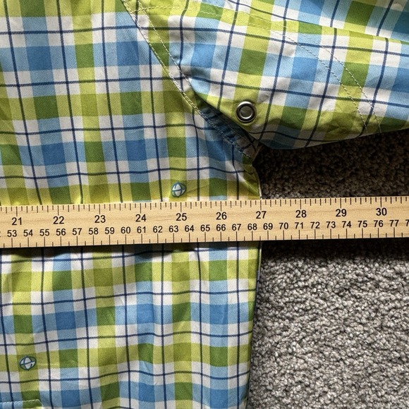 Vintage ENYCE Windbreaker Hoodie Mens XL Plaid Stripe Y2K 90s Full Zip Snap RARE - Picture 11 of 16